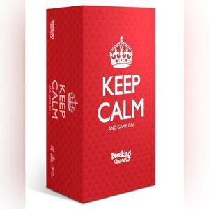 Breaking Games Keep Calm and Game On Card Game For Adults Party Game.